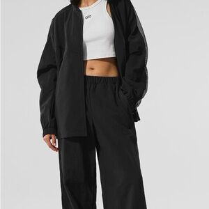 Alo yoga Origin wide leg track set